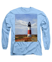 Sankaty Head Lighthouse Nantucket Massachusettse - Long Sleeve T-Shirt