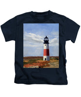 Sankaty Head Lighthouse Nantucket Massachusettse - Kids T-Shirt