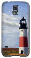 Sankaty Head Lighthouse Nantucket Massachusettse - Phone Case