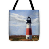 Sankaty Head Lighthouse Nantucket Massachusettse - Tote Bag