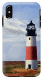 Sankaty Head Lighthouse Nantucket Massachusettse - Phone Case