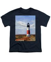 Sankaty Head Lighthouse Nantucket Massachusettse - Youth T-Shirt