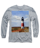 Sankaty Head Lighthouse Nantucket Massachusettse - Long Sleeve T-Shirt