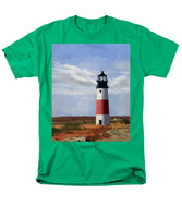 Sankaty Head Lighthouse Nantucket Massachusettse - Men's T-Shirt  (Regular Fit)