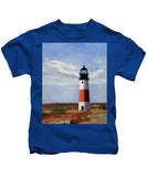 Sankaty Head Lighthouse Nantucket Massachusettse - Kids T-Shirt