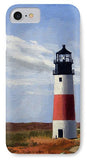 Sankaty Head Lighthouse Nantucket Massachusettse - Phone Case