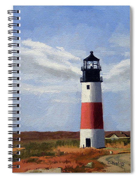 Sankaty Head Lighthouse Nantucket Massachusettse - Spiral Notebook