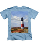 Sankaty Head Lighthouse Nantucket Massachusettse - Kids T-Shirt