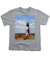 Sankaty Head Lighthouse Nantucket Massachusettse - Youth T-Shirt