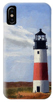 Sankaty Head Lighthouse Nantucket Massachusettse - Phone Case