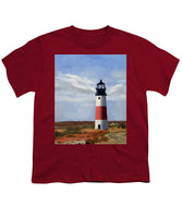 Sankaty Head Lighthouse Nantucket Massachusettse - Youth T-Shirt