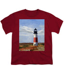 Sankaty Head Lighthouse Nantucket Massachusettse - Youth T-Shirt