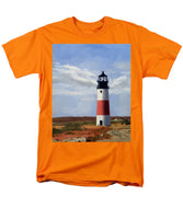 Sankaty Head Lighthouse Nantucket Massachusettse - Men's T-Shirt  (Regular Fit)