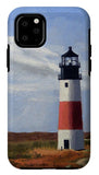 Sankaty Head Lighthouse Nantucket Massachusettse - Phone Case