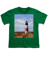 Sankaty Head Lighthouse Nantucket Massachusettse - Youth T-Shirt