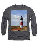 Sankaty Head Lighthouse Nantucket Massachusettse - Long Sleeve T-Shirt