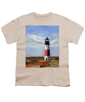 Sankaty Head Lighthouse Nantucket Massachusettse - Youth T-Shirt