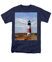 Sankaty Head Lighthouse Nantucket Massachusettse - Men's T-Shirt  (Regular Fit)