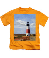 Sankaty Head Lighthouse Nantucket Massachusettse - Kids T-Shirt