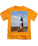 Sankaty Head Lighthouse Nantucket Massachusettse - Kids T-Shirt