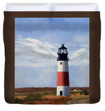 Sankaty Head Lighthouse Nantucket Massachusettse - Duvet Cover