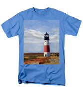 Sankaty Head Lighthouse Nantucket Massachusettse - Men's T-Shirt  (Regular Fit)