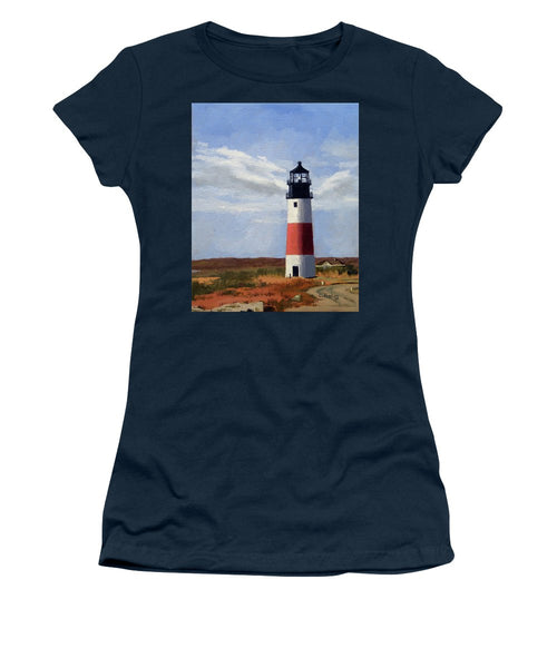 Sankaty Head Lighthouse Nantucket Massachusettse - Women's T-Shirt