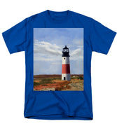 Sankaty Head Lighthouse Nantucket Massachusettse - Men's T-Shirt  (Regular Fit)