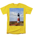 Sankaty Head Lighthouse Nantucket Massachusettse - Men's T-Shirt  (Regular Fit)