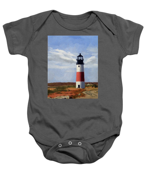 Sankaty Head Lighthouse Nantucket Massachusettse - Baby Onesie