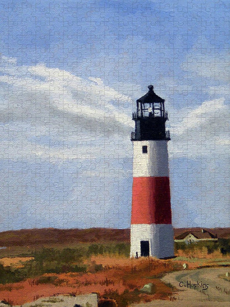 Sankaty Head Lighthouse Nantucket Massachusettse - Puzzle