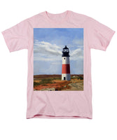 Sankaty Head Lighthouse Nantucket Massachusettse - Men's T-Shirt  (Regular Fit)