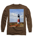 Sankaty Head Lighthouse Nantucket Massachusettse - Long Sleeve T-Shirt