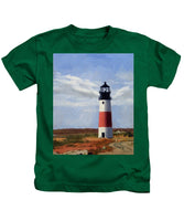 Sankaty Head Lighthouse Nantucket Massachusettse - Kids T-Shirt