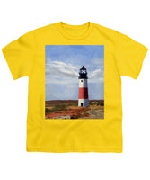 Sankaty Head Lighthouse Nantucket Massachusettse - Youth T-Shirt