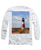 Sankaty Head Lighthouse Nantucket Massachusettse - Long Sleeve T-Shirt