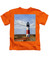 Sankaty Head Lighthouse Nantucket Massachusettse - Kids T-Shirt