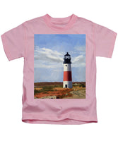 Sankaty Head Lighthouse Nantucket Massachusettse - Kids T-Shirt