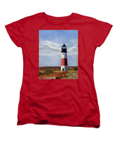 Sankaty Head Lighthouse Nantucket Massachusettse - Women's T-Shirt (Standard Fit)