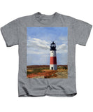 Sankaty Head Lighthouse Nantucket Massachusettse - Kids T-Shirt