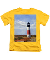 Sankaty Head Lighthouse Nantucket Massachusettse - Kids T-Shirt