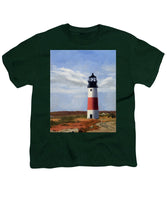 Sankaty Head Lighthouse Nantucket Massachusettse - Youth T-Shirt