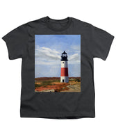 Sankaty Head Lighthouse Nantucket Massachusettse - Youth T-Shirt