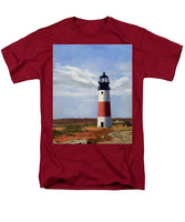 Sankaty Head Lighthouse Nantucket Massachusettse - Men's T-Shirt  (Regular Fit)