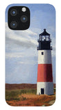 Sankaty Head Lighthouse Nantucket Massachusettse - Phone Case