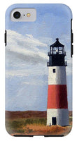 Sankaty Head Lighthouse Nantucket Massachusettse - Phone Case