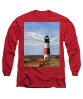 Sankaty Head Lighthouse Nantucket Massachusettse - Long Sleeve T-Shirt