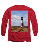 Sankaty Head Lighthouse Nantucket Massachusettse - Long Sleeve T-Shirt