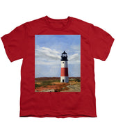 Sankaty Head Lighthouse Nantucket Massachusettse - Youth T-Shirt