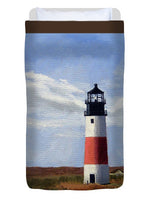 Sankaty Head Lighthouse Nantucket Massachusettse - Duvet Cover